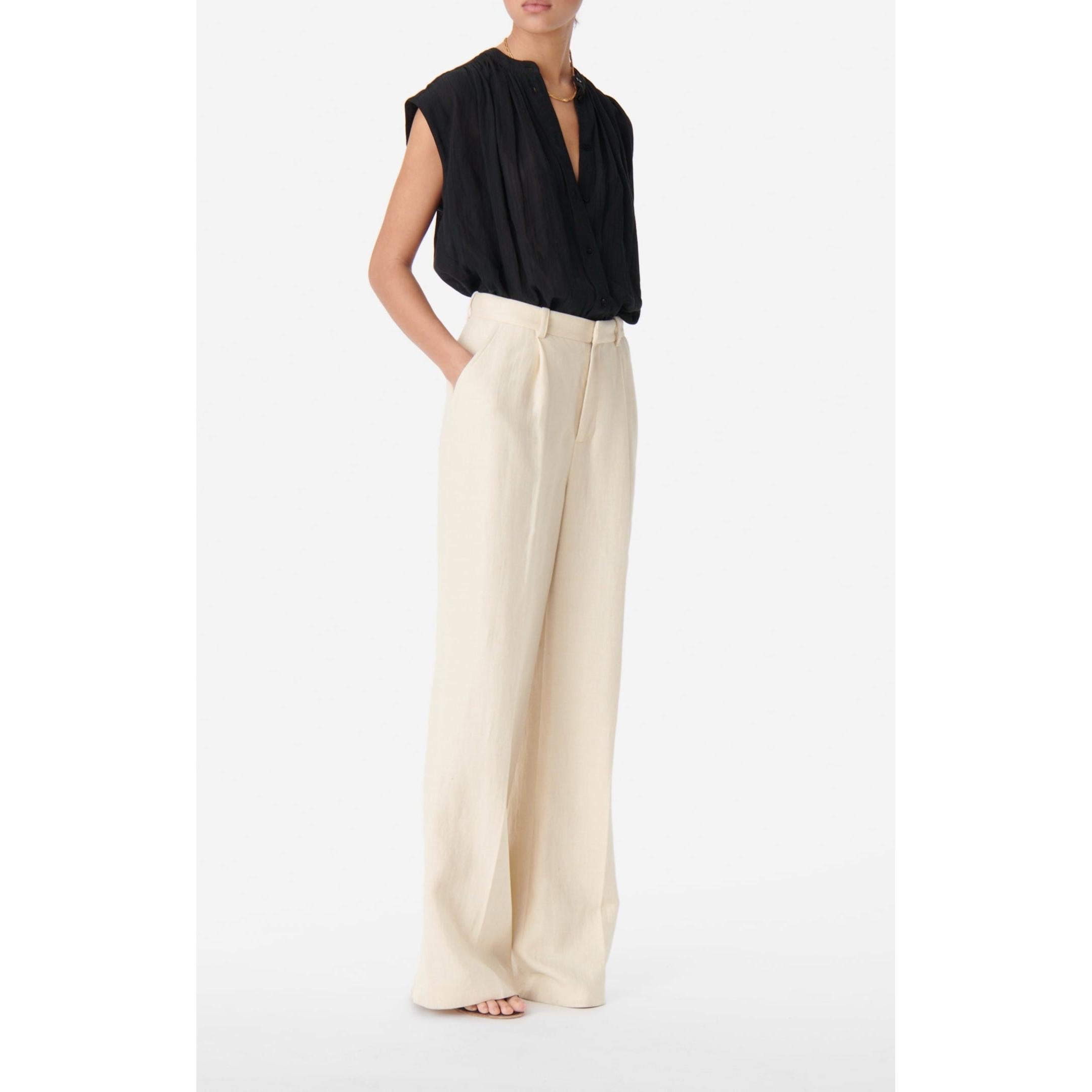 Vanessa Bruno - Pantalón Cyrano - Beige/Marfil