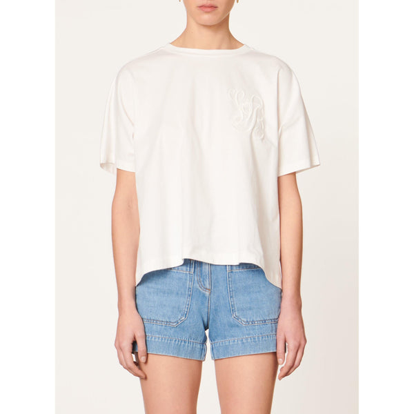 Vanessa Bruno - Round-Neck T-Shirt - Ecru