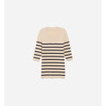 Cerisette Jumper - Ecru & Navy