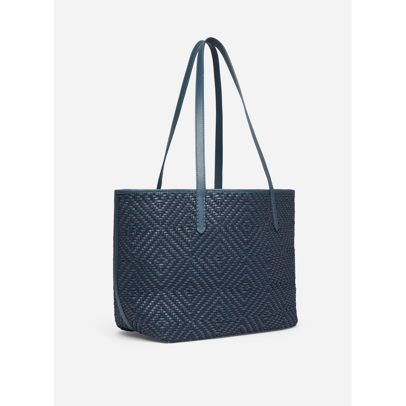 Vanessa Bruno - Panier En Cuir & Coton - Denim
