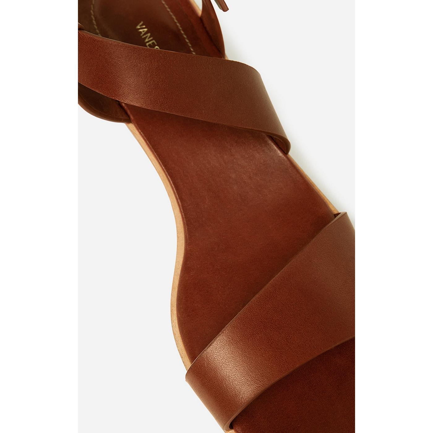 Vegetable-Tanned Leather Sandals - Rust