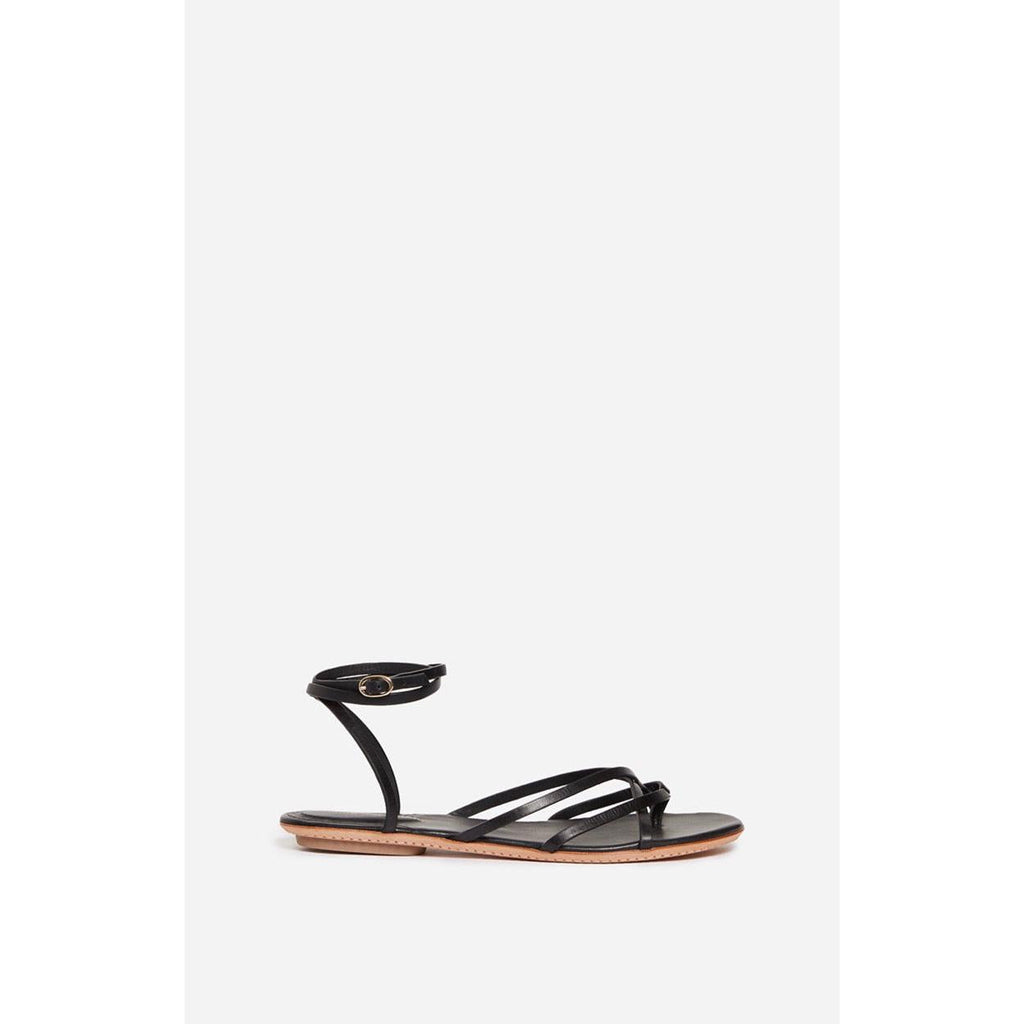 Vanessa Bruno - Vegetable-Tanned Leather Sandals - Black