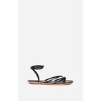 Vanessa Bruno - Vegetable-Tanned Leather Sandals - Black