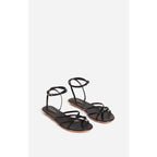 Vanessa Bruno - Vegetable-Tanned Leather Sandals - Black