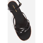 Vanessa Bruno - Vegetable-Tanned Leather Sandals - Black
