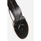 Vanessa Bruno - Sandalias de Cuero con Curtido Vegetal - Negro
