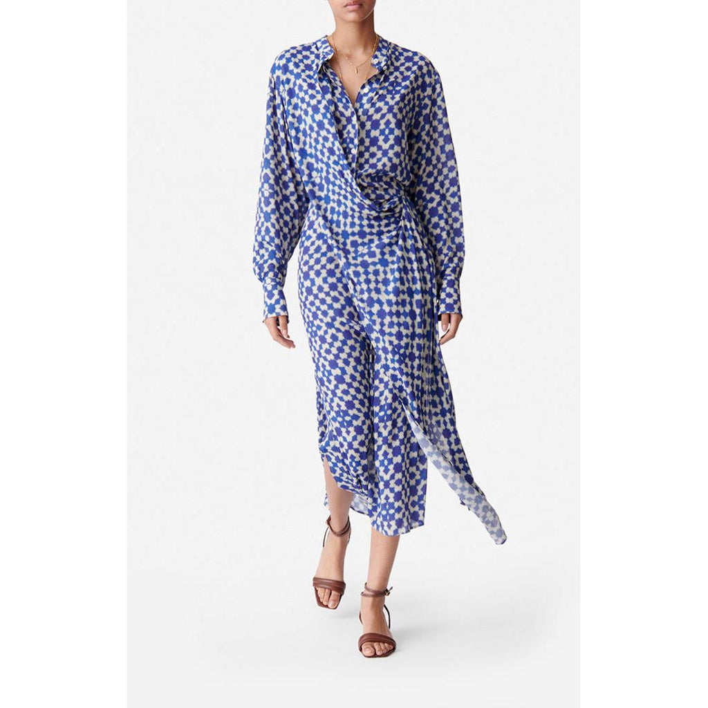 Vanessa Bruno - Vestido Dolmen - Azul