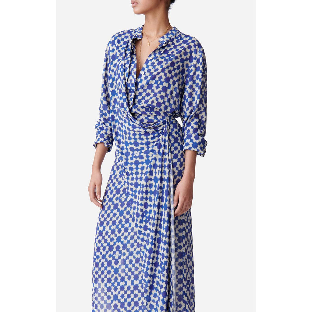Vanessa Bruno - Vestido Dolmen - Azul