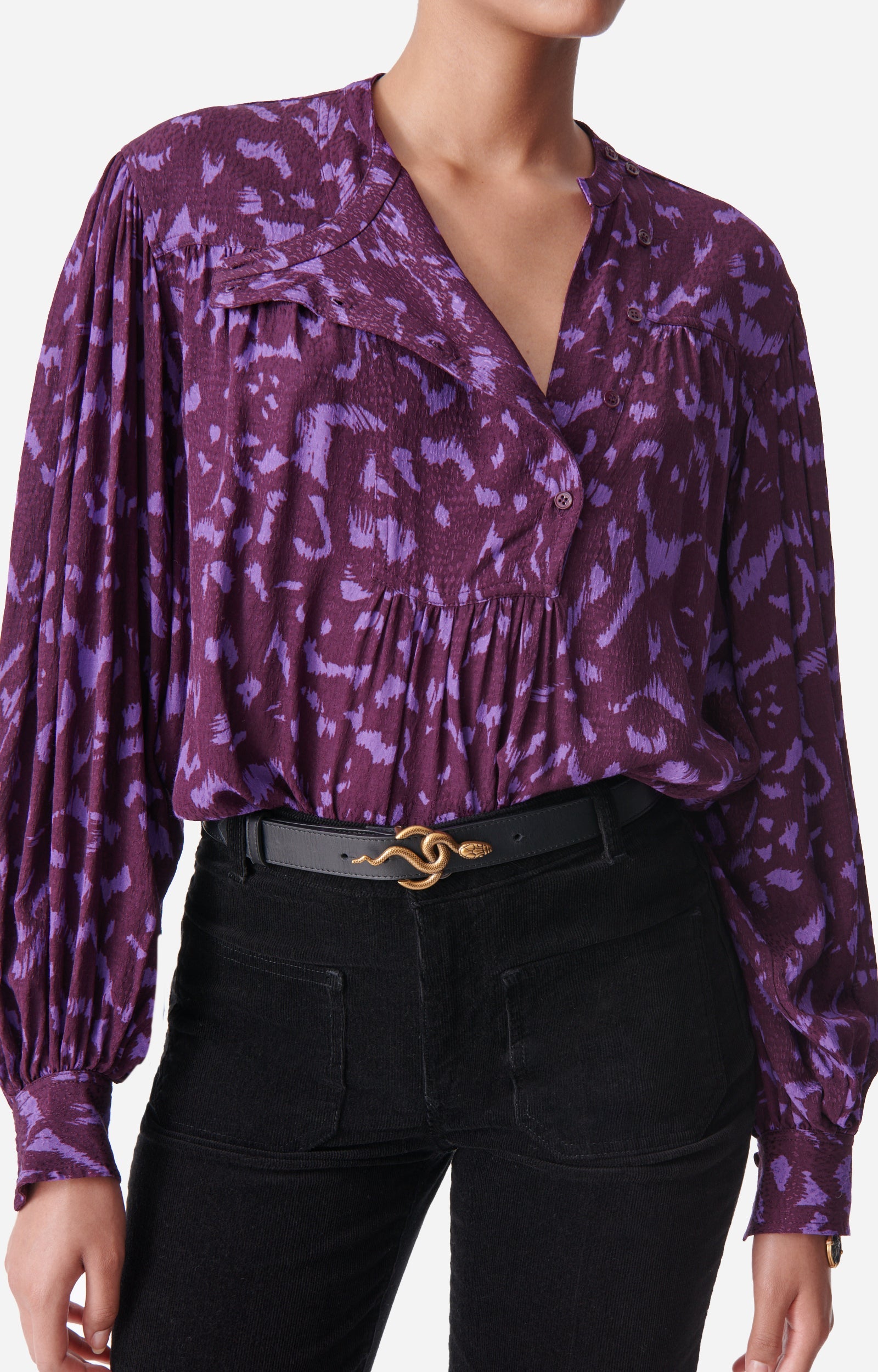 Vanessa Bruno - Blusa Delaide - Violeta
