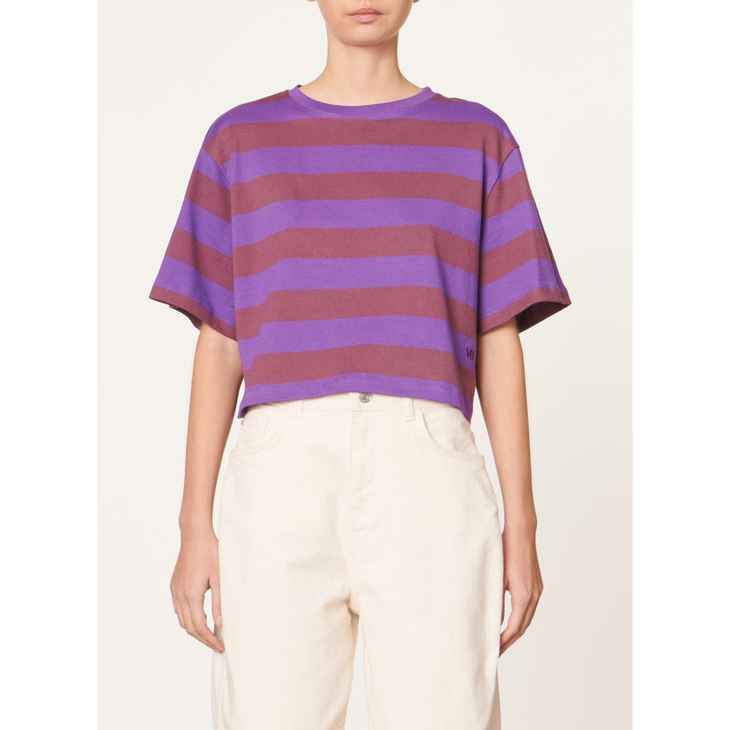 Vanessa Bruno - Short-Sleeve T-Shirt - Mulberry
