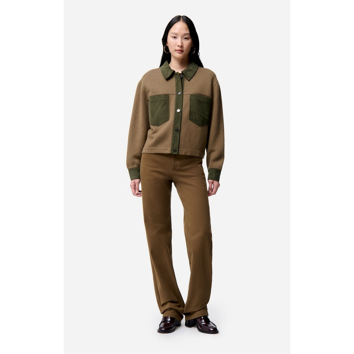 Strickjacke Denver - Khaki