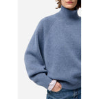 Sweter ze stójką Frene - Denim