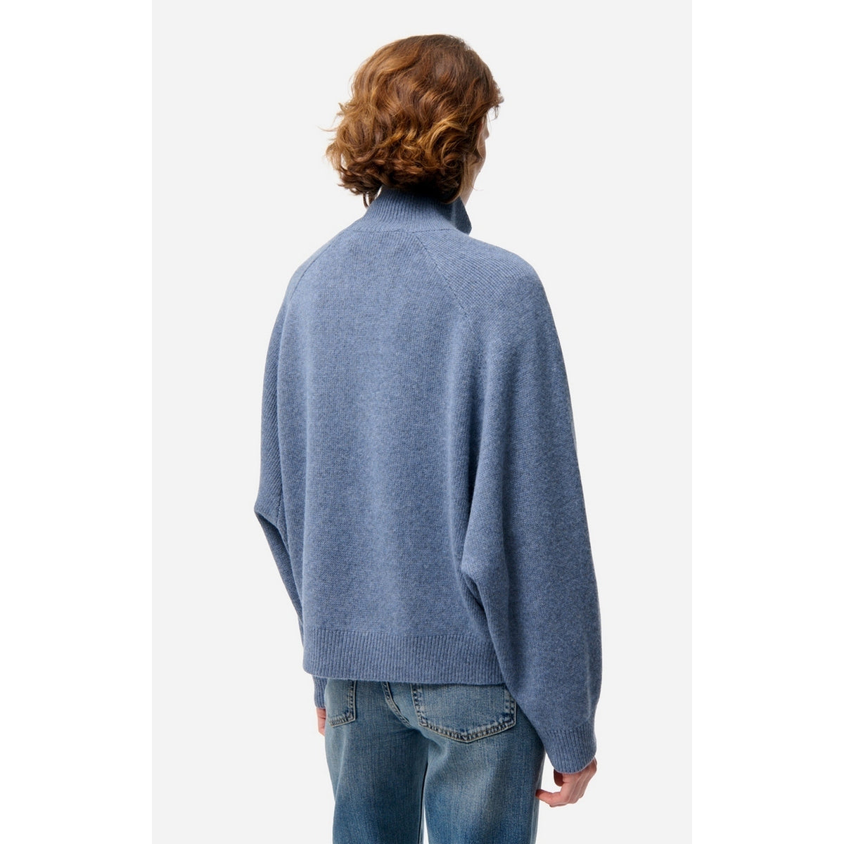 Sweter ze stójką Frene - Denim