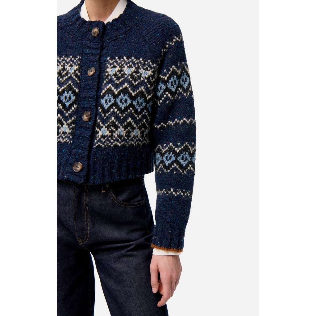 Cardigan Damas - Marineblå