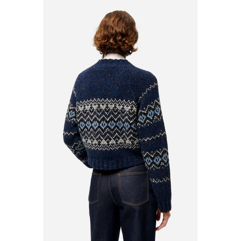 Cardigan Damas - Marineblå