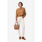 Rundhalspullover Divina - Camel