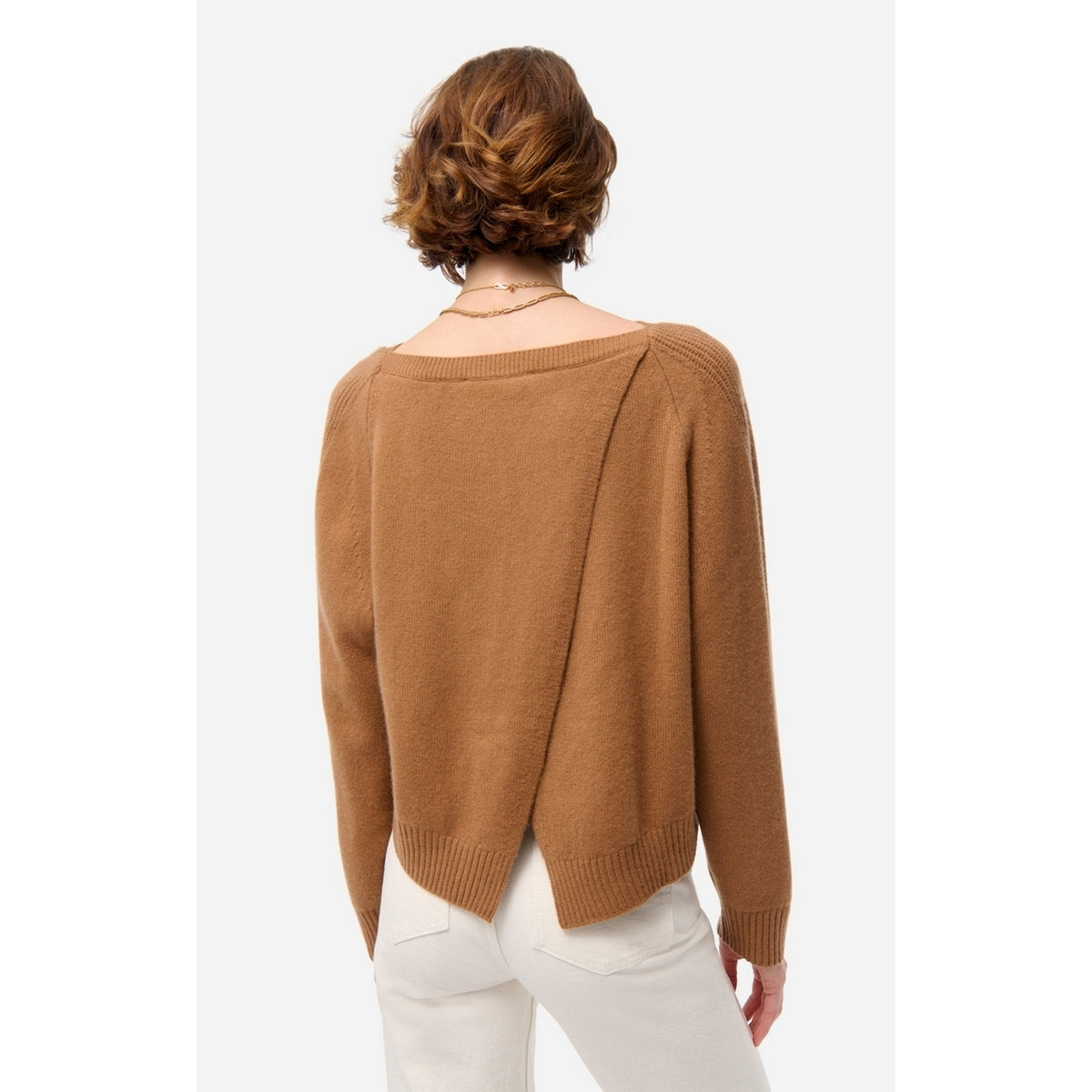 Rundhalspullover Divina - Camel