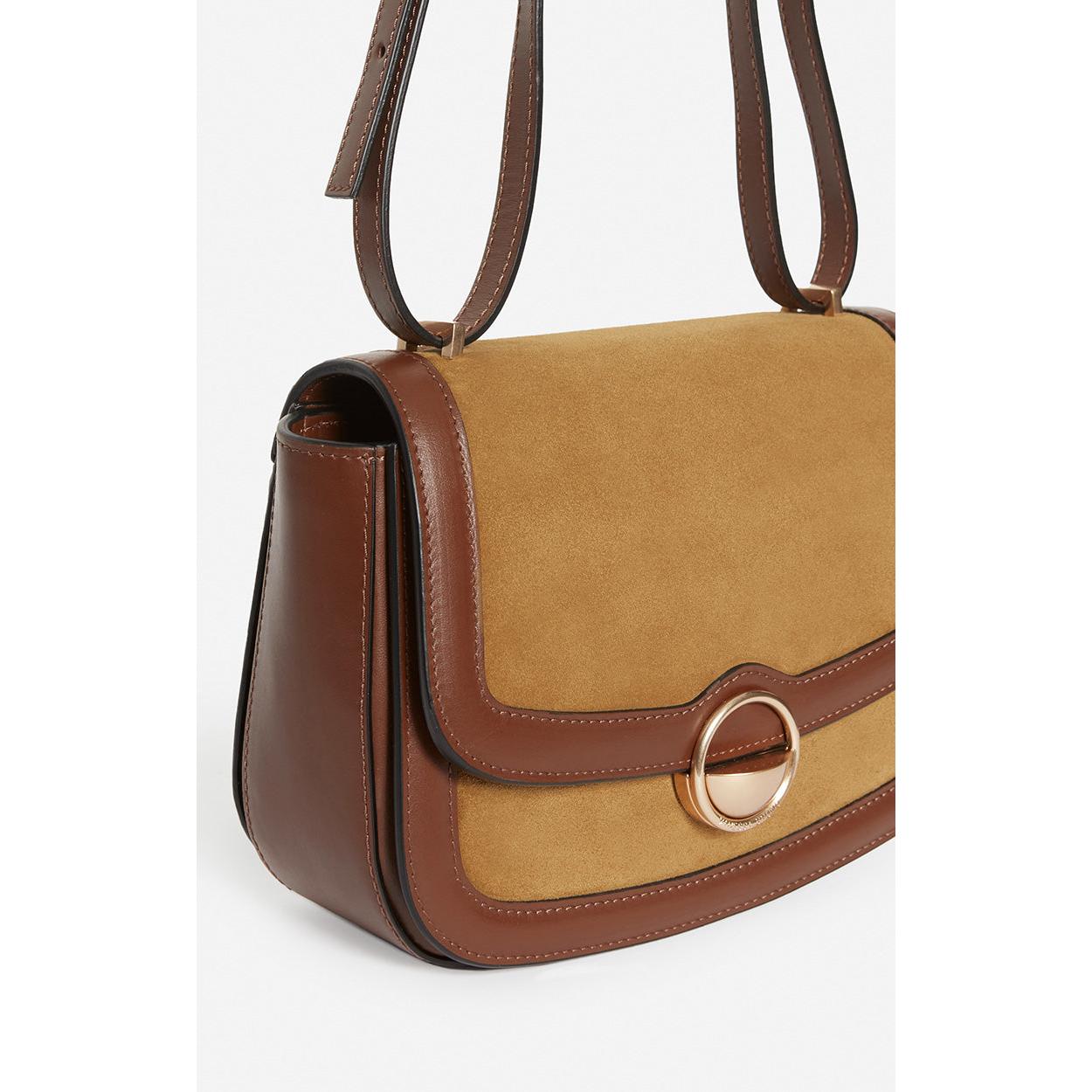 Vanessa Bruno - Bolso Grande con Solapa Romy - Avellana & Caramelo