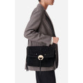 Vanessa Bruno - Bolso Grande Othilia En Cuero Aterciopelado - Negro