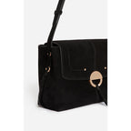 Vanessa Bruno - Bolso Grande Othilia En Cuero Aterciopelado - Negro
