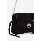 Vanessa Bruno - Pequeño Bolso Othilia En Cuero Aterciopelado - Negro