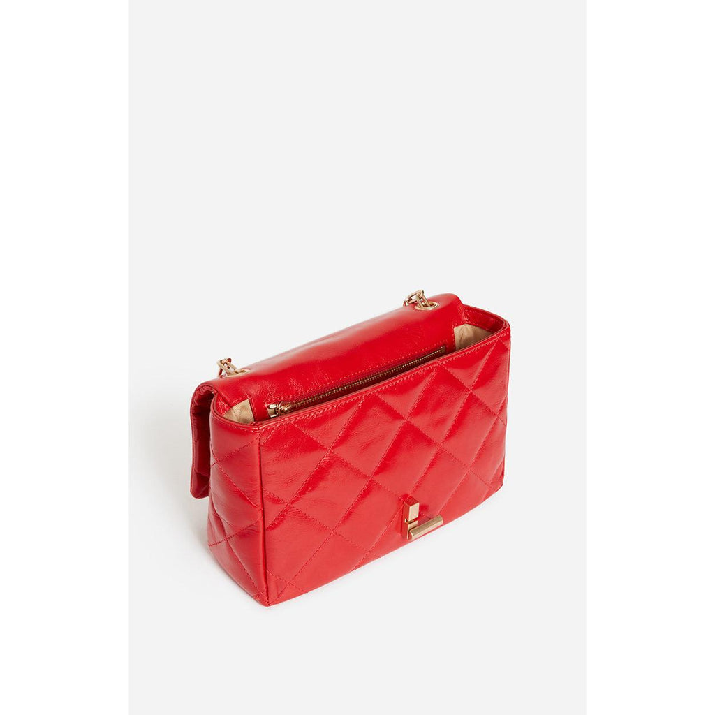 Vanessa Bruno - Bolso Moon Grande de Cuero - Rojo