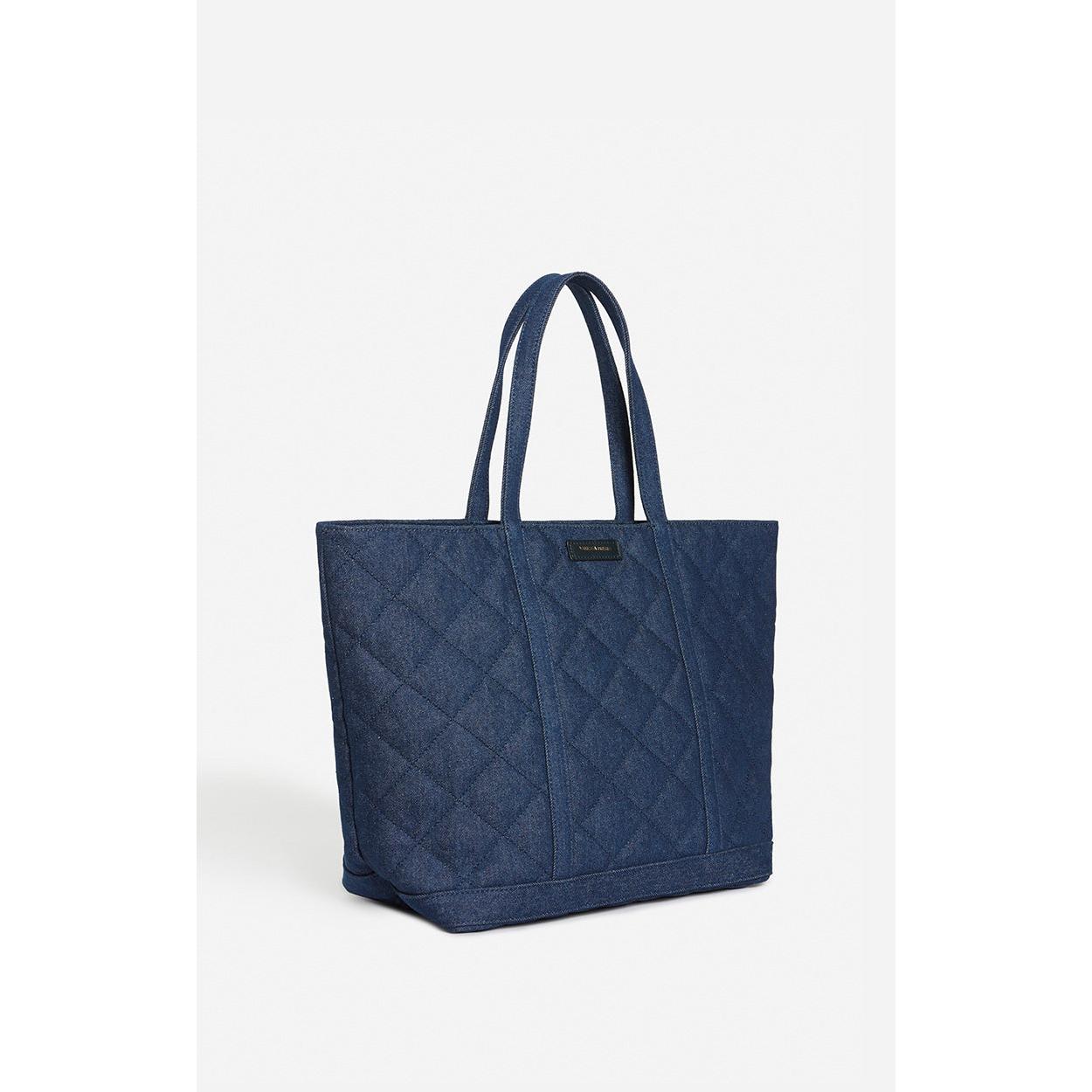 Vanessa Bruno - Bolso Cabas Xl En Denim Acolchado - Denim