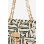 Vanessa Bruno - Pequeño Bolso Moon En Algodón Mezclado - Negro