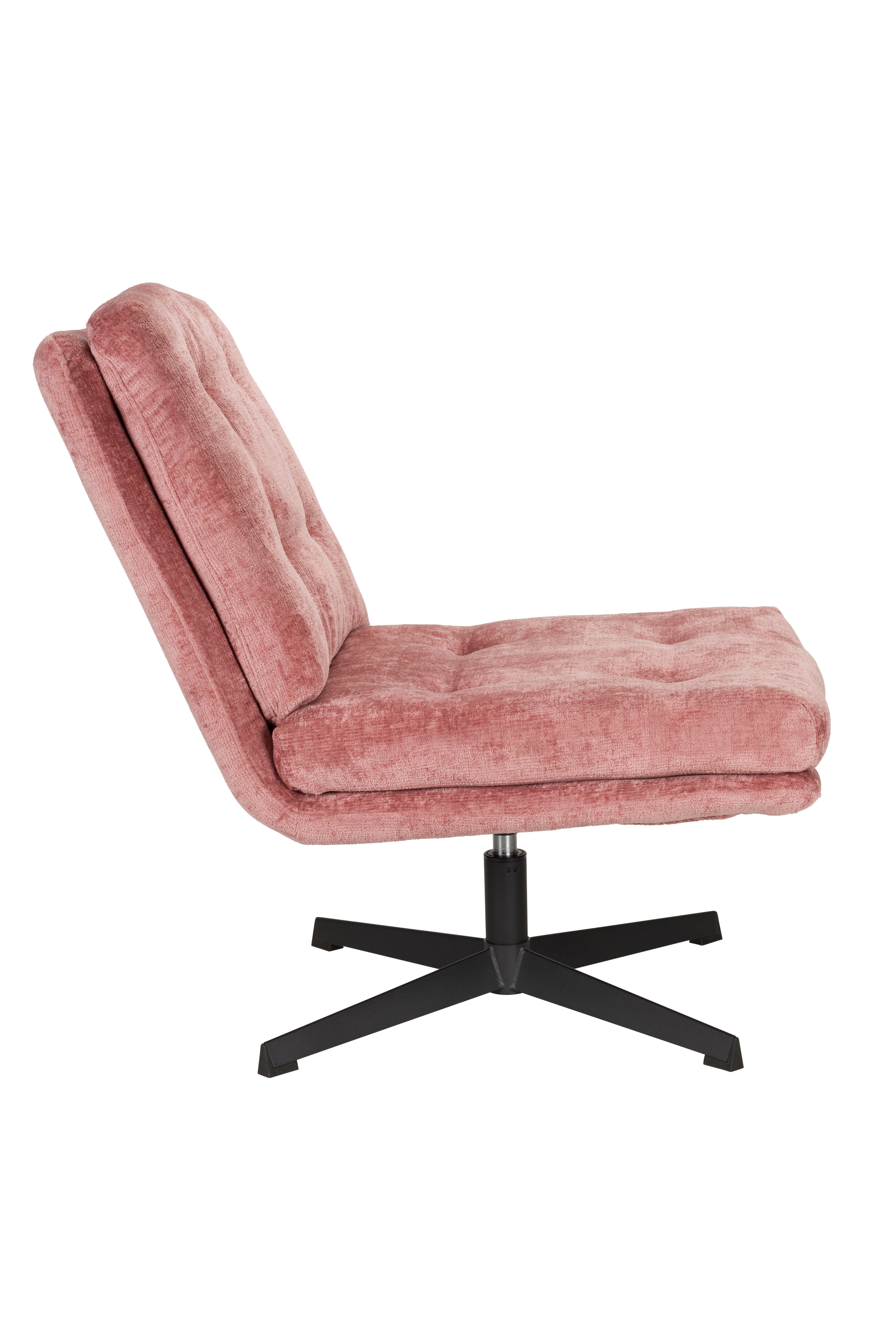 Kai - Fauteuil Lounge - Polyester - Rose