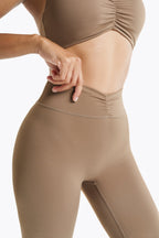 Legginsy Lace - Café Latte