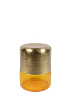 Cave - Table D'Appoint - Fer - Jaune/Orange