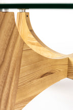 Kobe - Coffee Table - Glass - Natural/Beige
