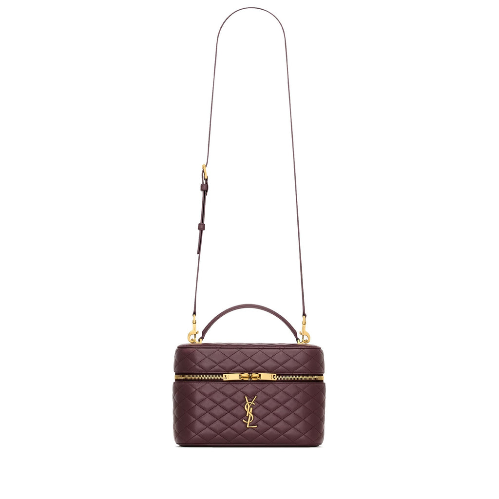 Saint Laurent - Sac Gaby Large Vanity - Femme - Bordeaux
