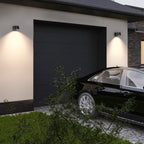 Loopin - Decorative Solar Wall Light - Steel - Black