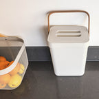 Boden - 5L Tabletop Compost Bin - Recycled Plastic - White