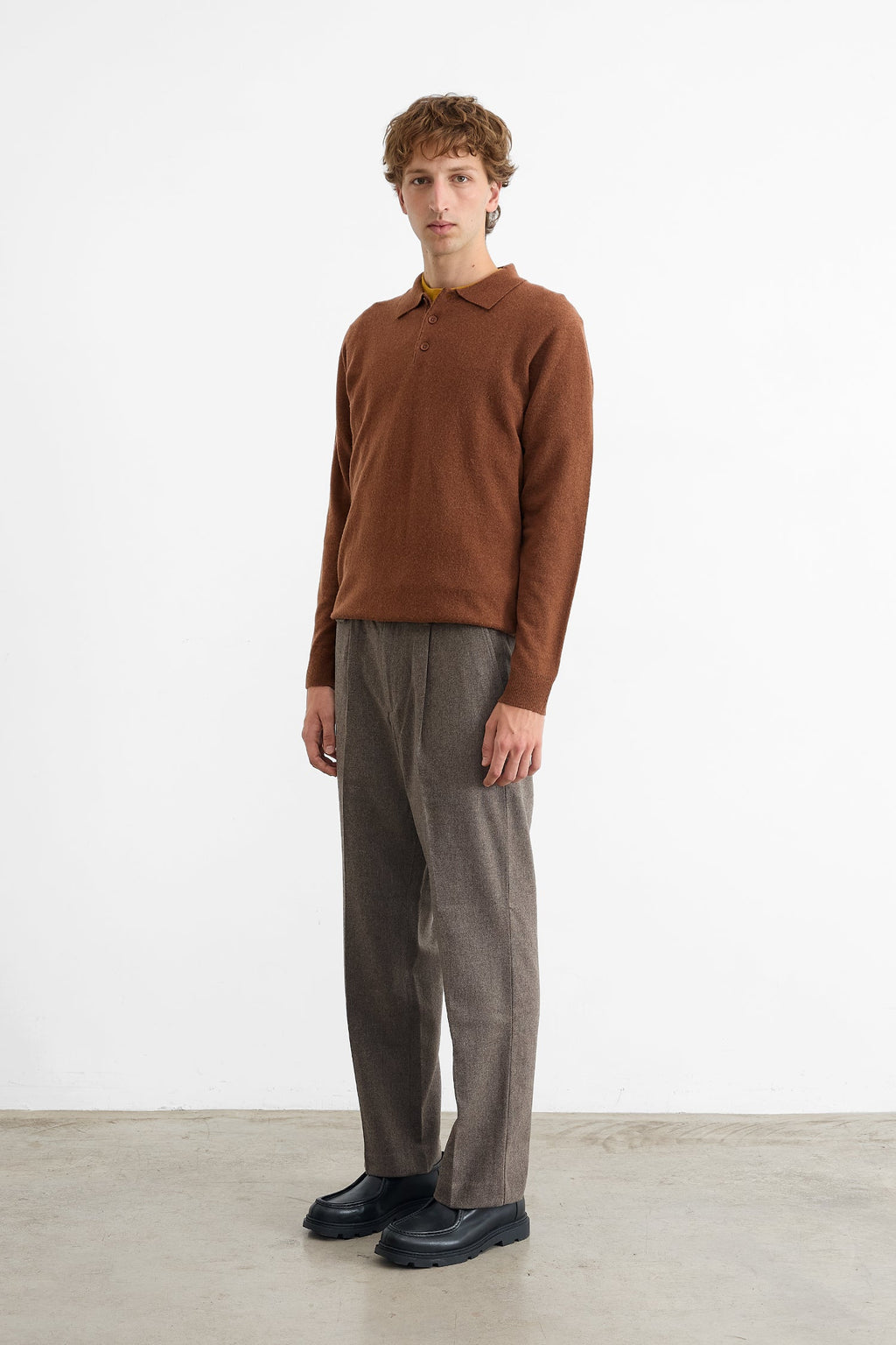 Wool Chocolate Polotrøje