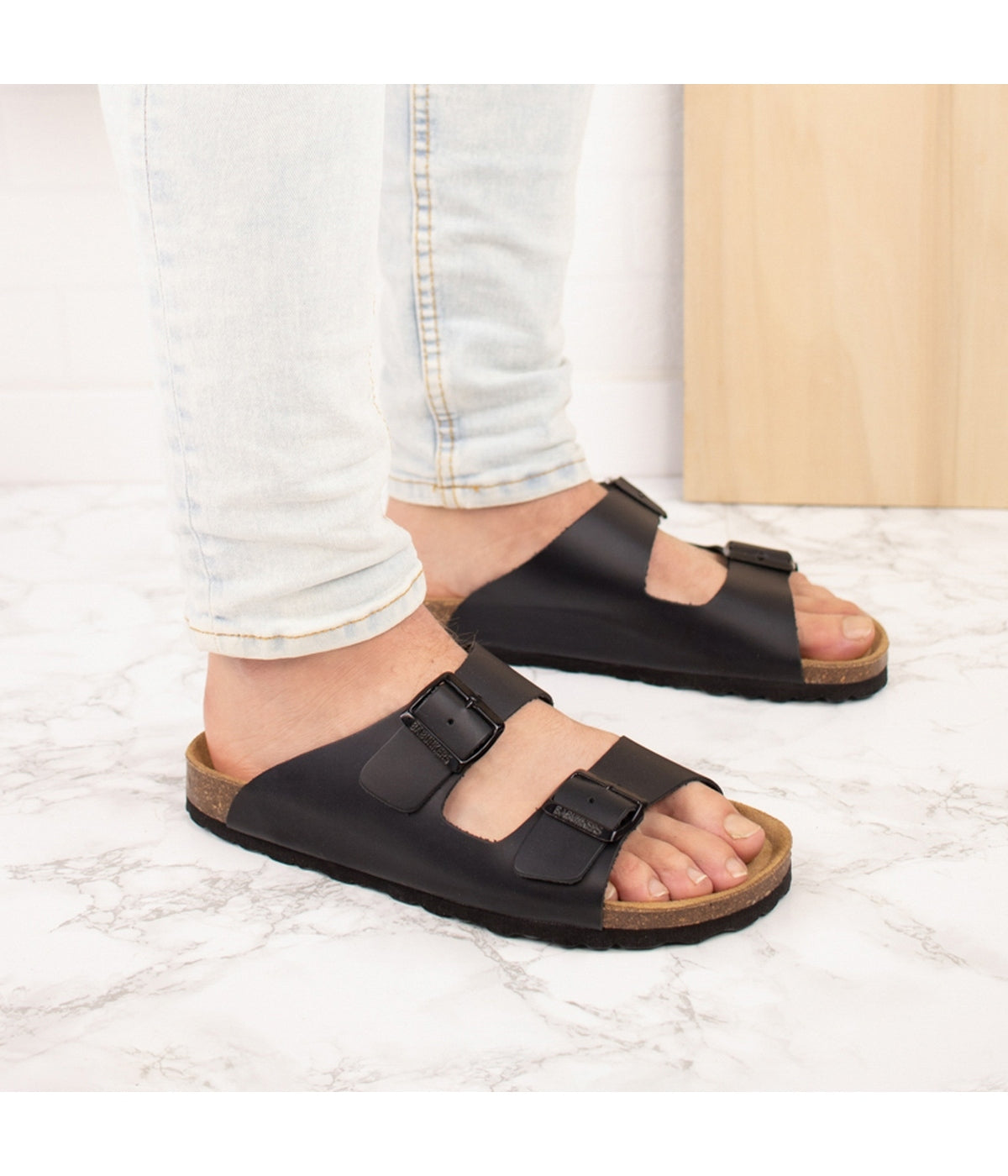 Black Sandals - Men