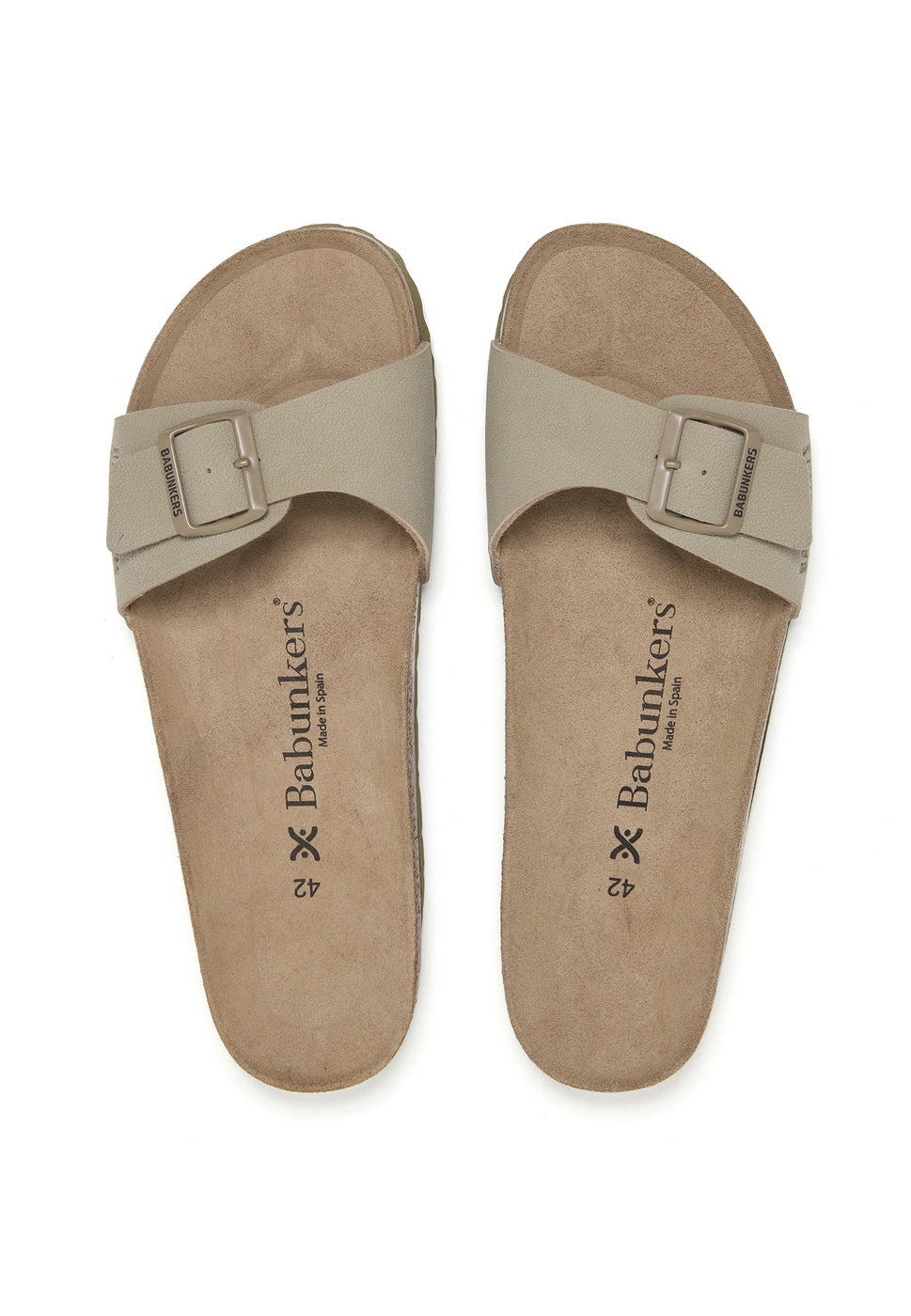 Sandalias caqui - Hombre