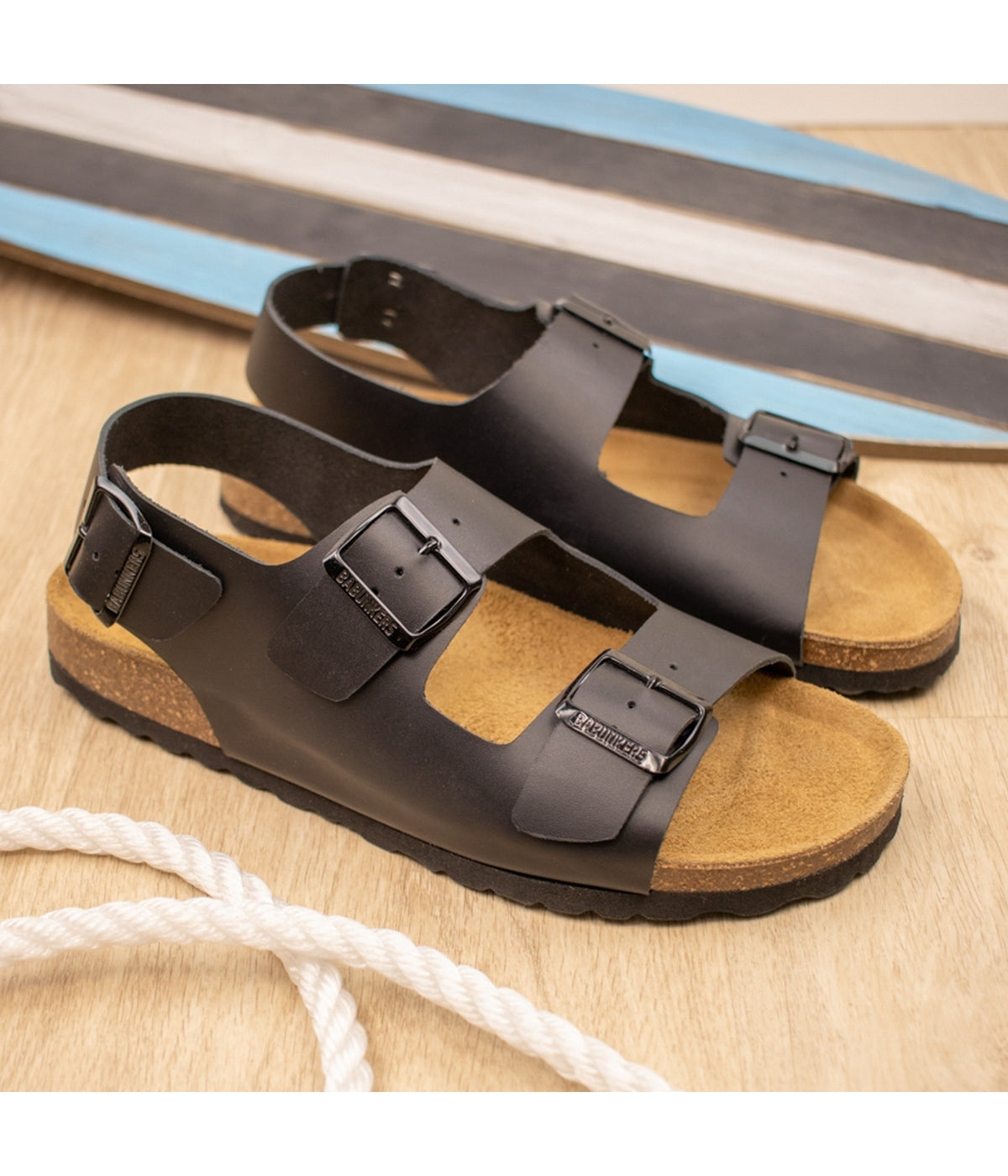 Black Sandals - Men
