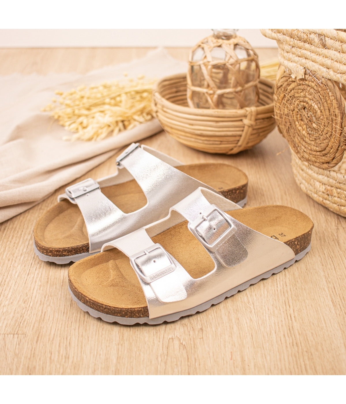 Sandales Argent - Femme