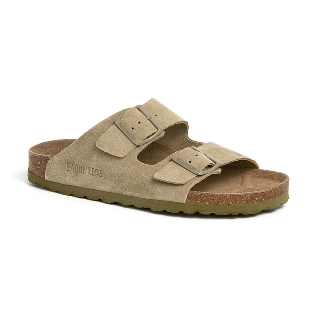 Sandalias caqui - Mujer
