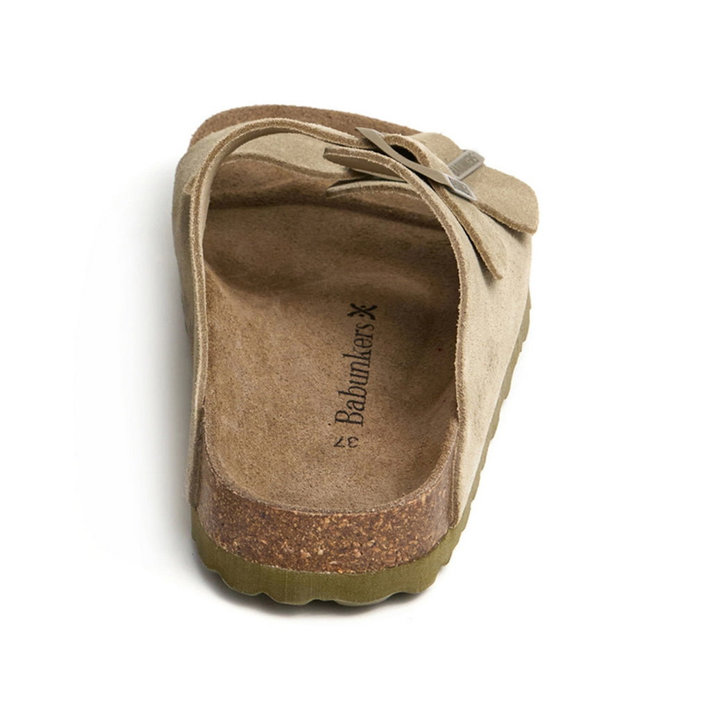 Sandalias caqui - Mujer