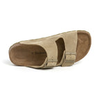 Sandalias caqui - Mujer