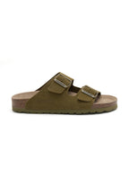 Sandalias caqui - Mujer