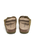 Sandalias caqui - Mujer