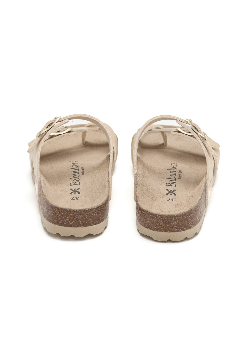 Sandalias doradas - Mujer