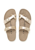Sandalias doradas - Mujer