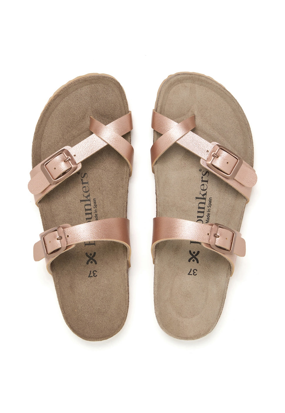 Sandalias salmón - Mujer