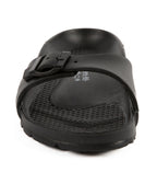 Black Swim Sandals - Women