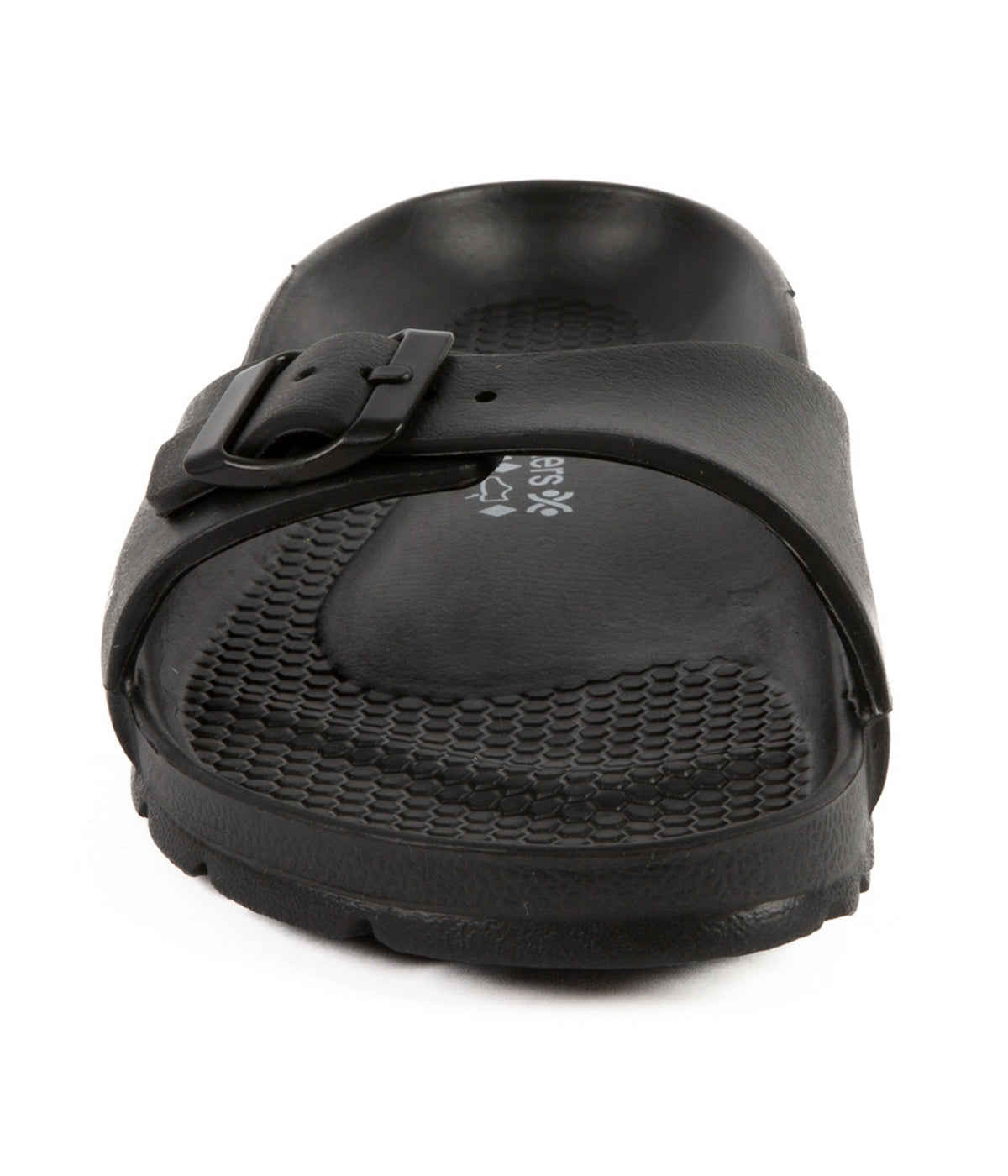 Black Swim Sandals - Women